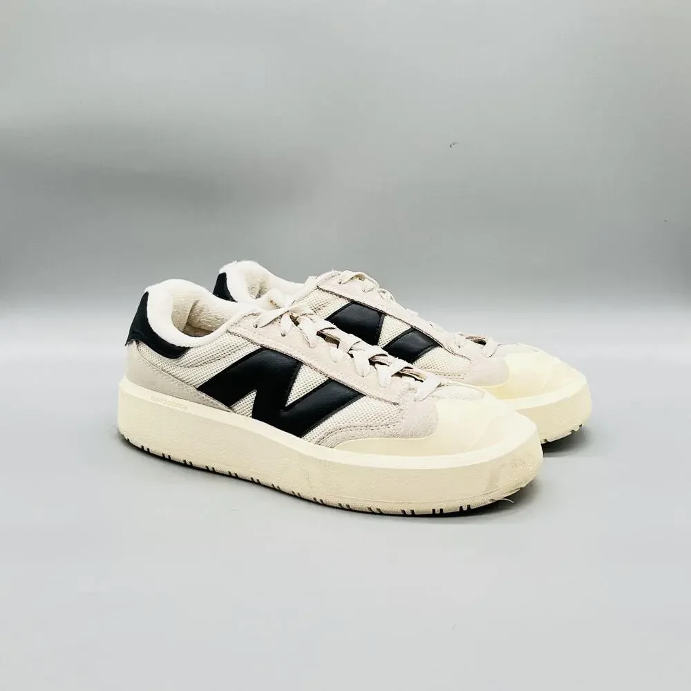 New Balance Shoes Men 8 Beige Suede CT302 Low Top Casual Walking Sneakers